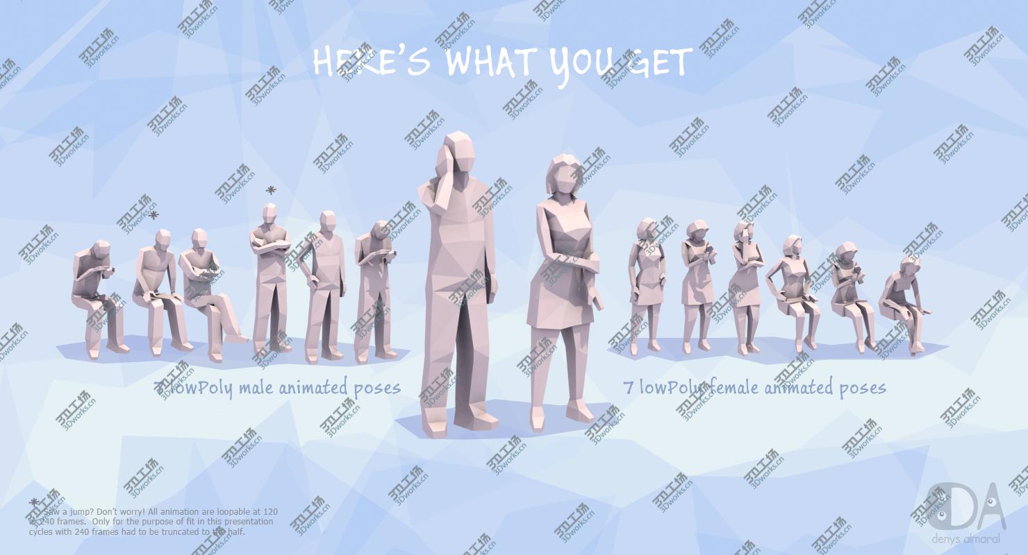 images/goods_img/20210114/ArchViz LowPoly Animated People Kit/3.jpg